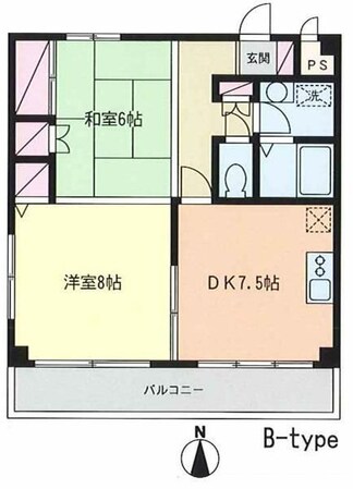 パールハウスの物件間取画像